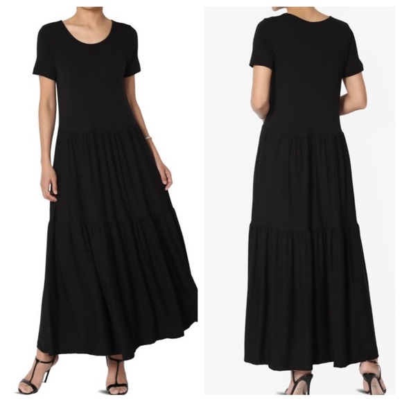 41 Boho Tiered Midi Dress - Picture 2 of 2